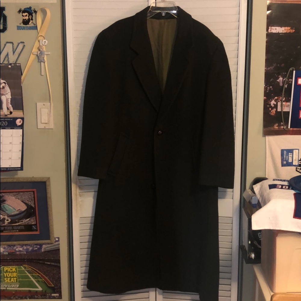 Nino Cerruti 40R Wool Overcoat